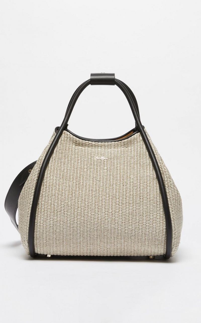 Marine Bag Max Mara Woven straw Marrom | MMR594134