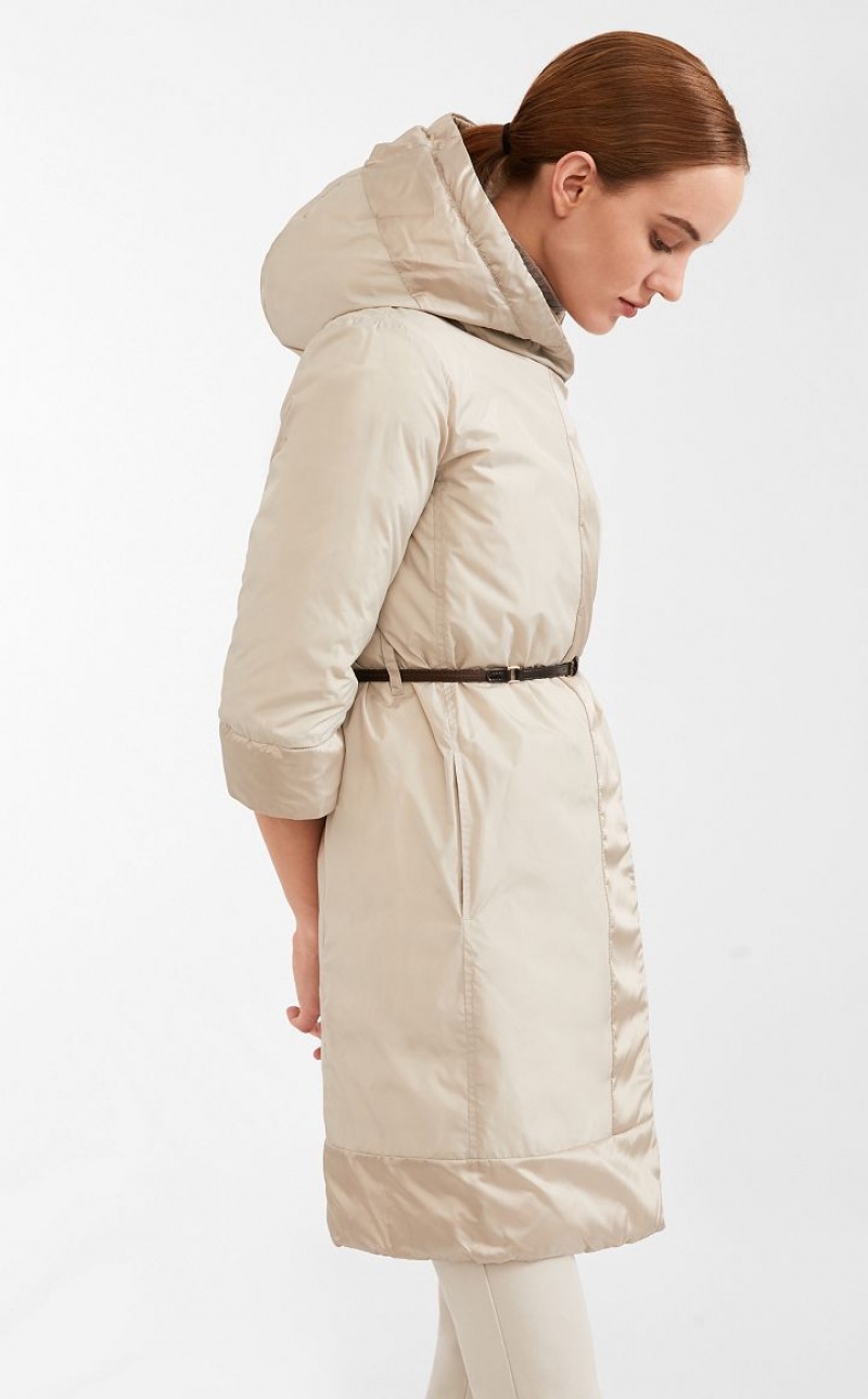 Padded Max Mara Reversible Down Coat In Water-resistant Satin Luz | MMR593992