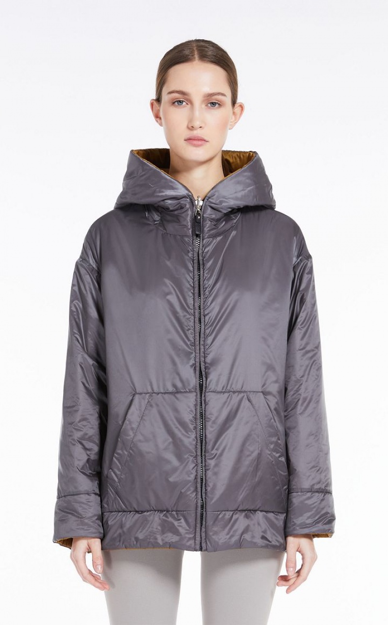 Padded Max Mara Reversible Water-repellent Canvas Jacket Manga | MMR593984