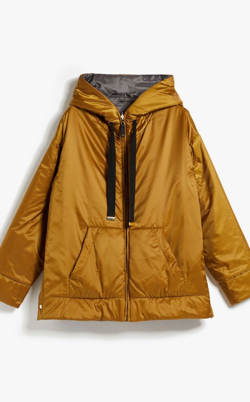 Padded Max Mara Reversible Water-repellent Canvas Jacket Manga | MMR593984