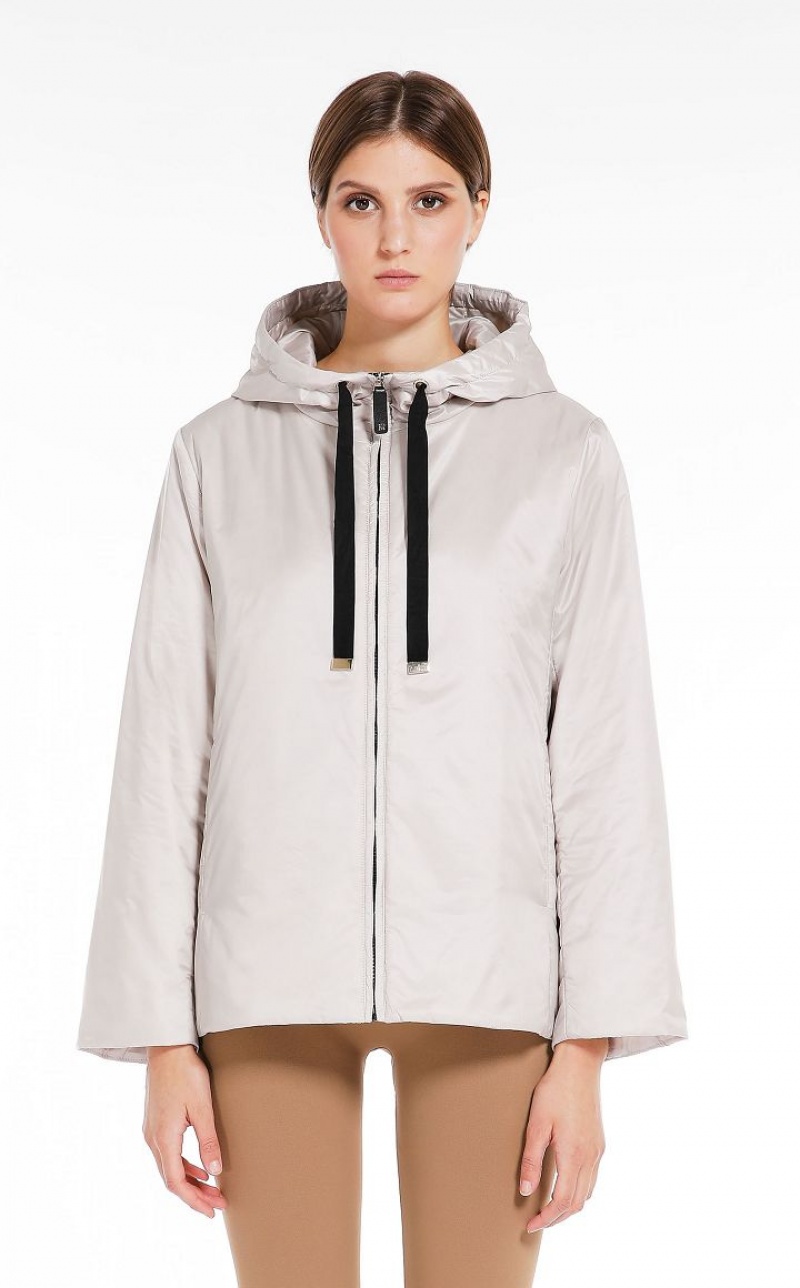 Padded Max Mara Travel Jacket In Water-resistant Technical Canvas Luz | MMR593996