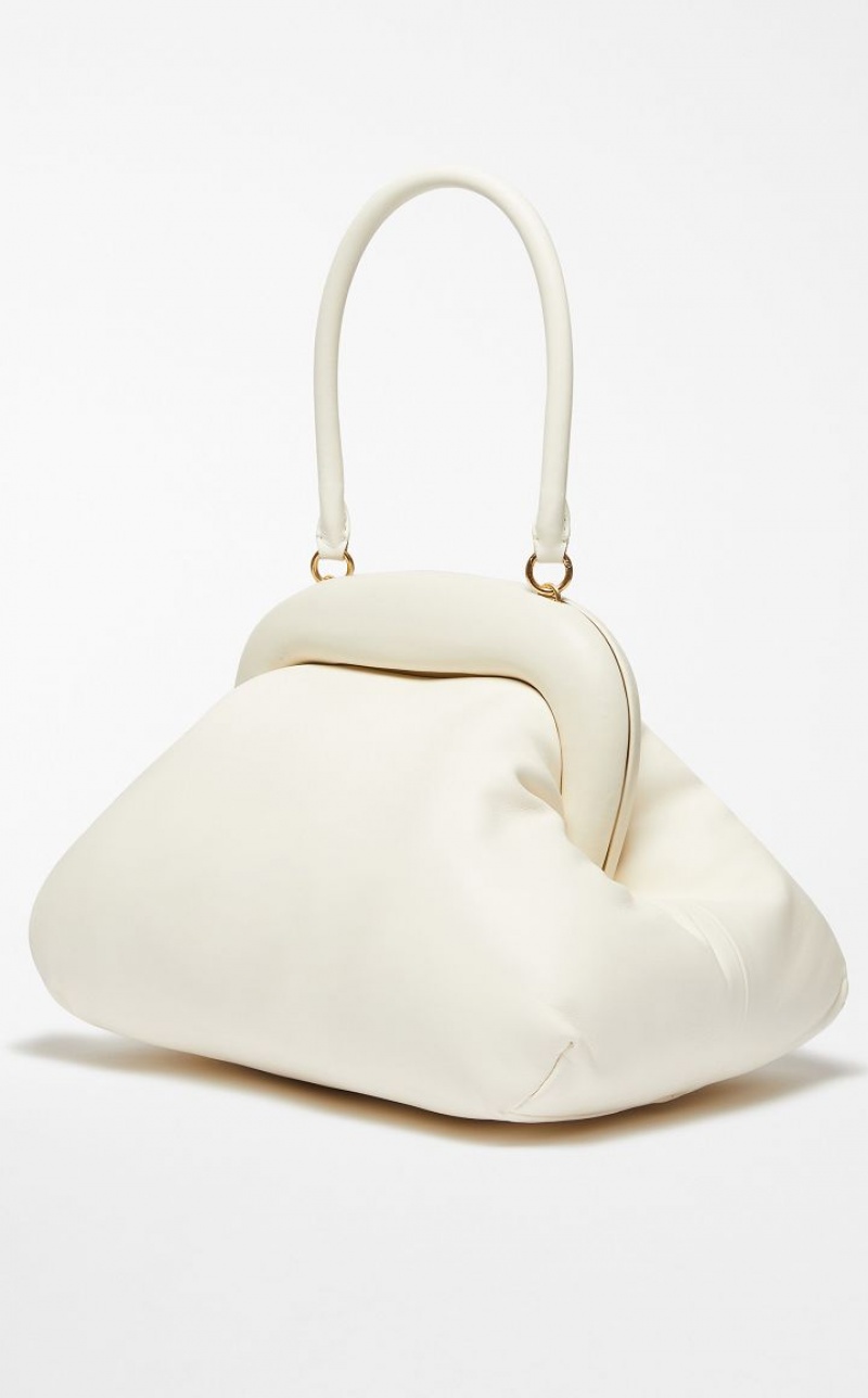 Sportmax Bag Max Mara Large Nappa-leather Bouba Branco | MMR594179