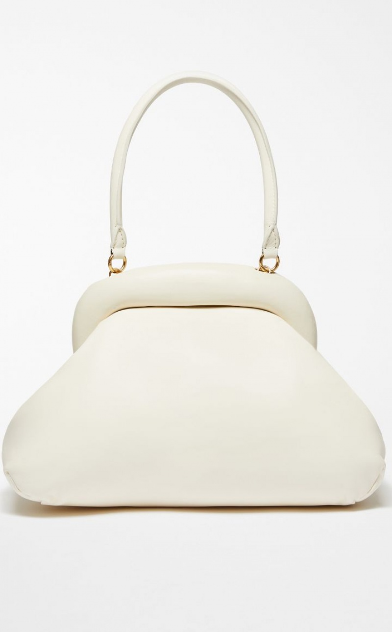 Sportmax Bag Max Mara Large Nappa-leather Bouba Branco | MMR594179