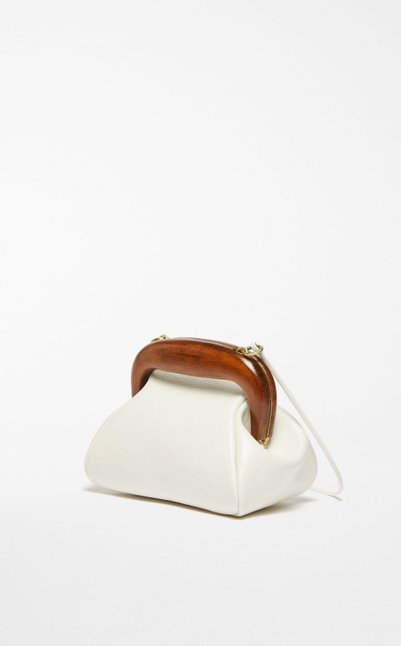 Sportmax Bag Max Mara Small Leather Bouba Branco | MMR594181