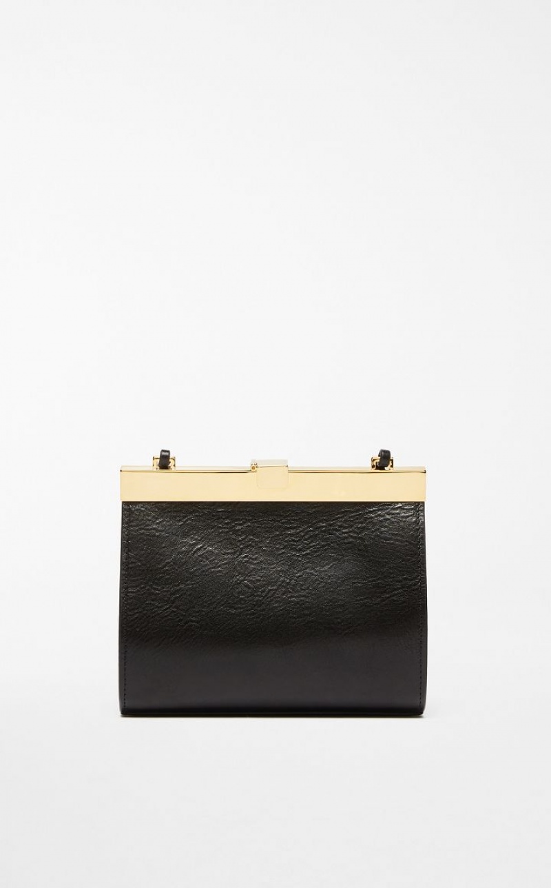 Sportmax Bag Max Mara Small Leather Lizzie Pretas | MMR594175