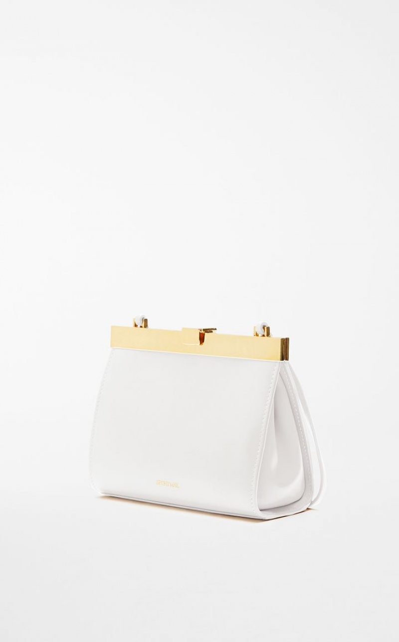 Sportmax Bag Max Mara Small Leather Lizzie Branco | MMR594185