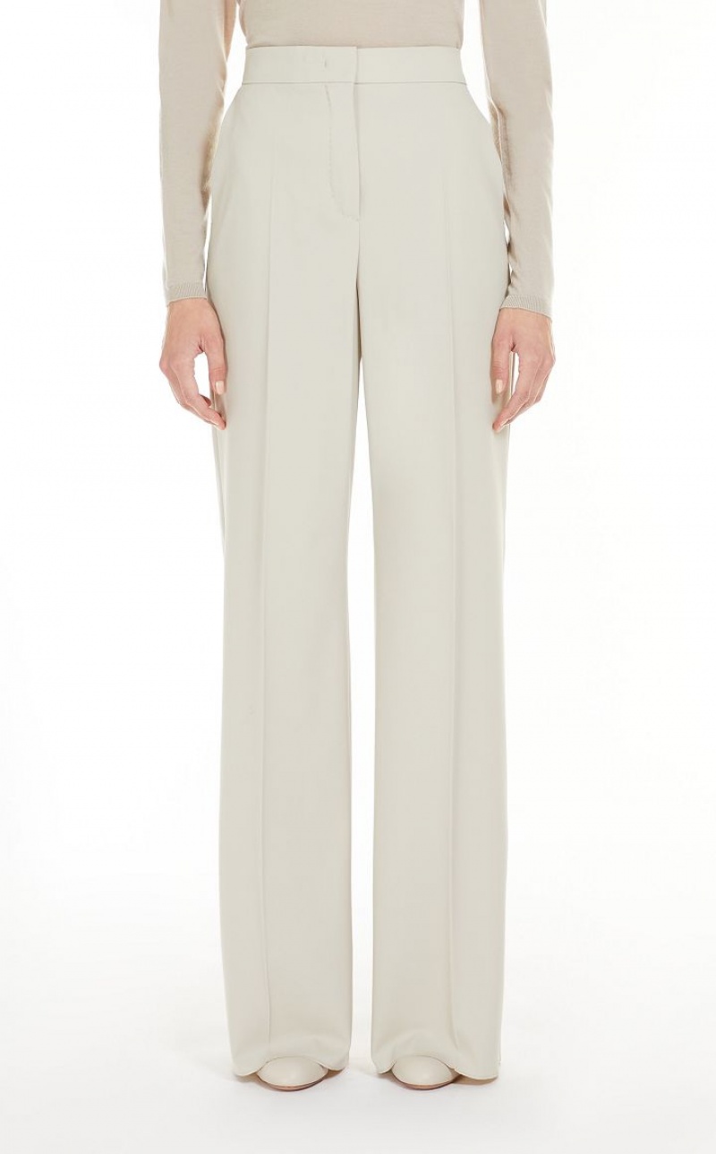 Suit Max Mara High-waisted Wool Marrom | MMR593496