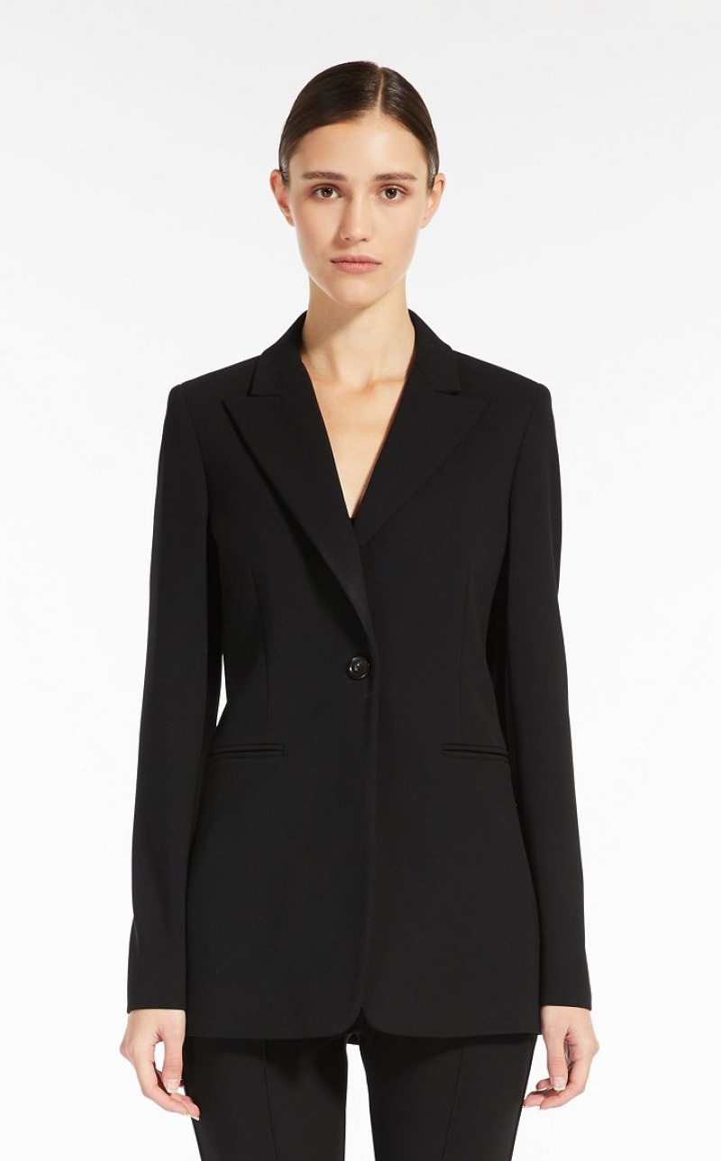 Suit Max Mara Single-breasted Jersey Pretas | MMR593525