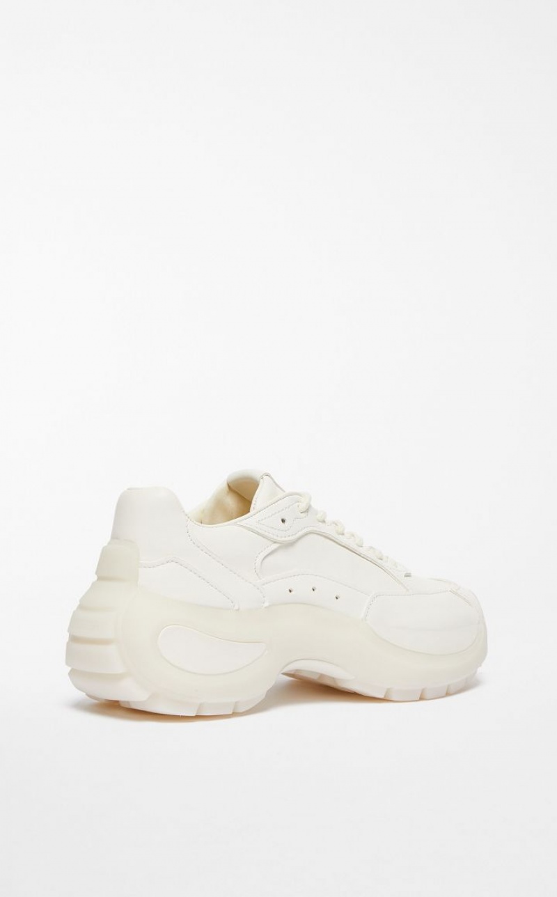 Tenis Max Mara Chunky-sole Leather Branco | MMR594208