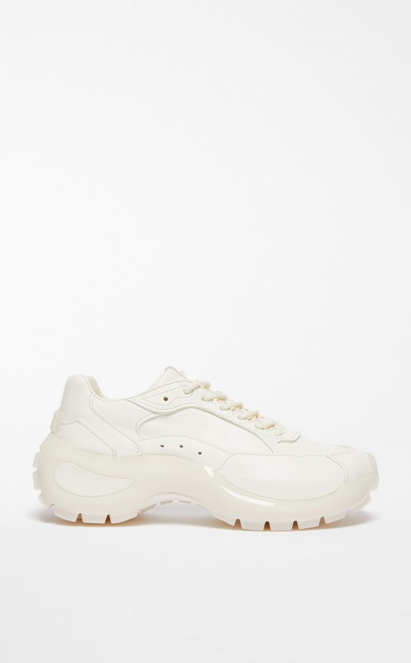 Tenis Max Mara Chunky-sole Leather Branco | MMR594208