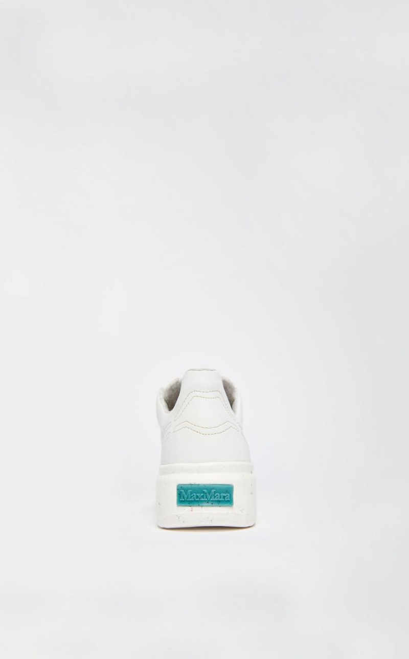 Tenis Max Mara Maxigreen Trainers With Chunky Sole Branco | MMR594213