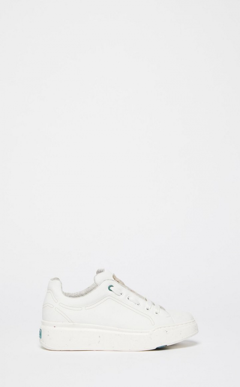 Tenis Max Mara Maxigreen Trainers With Chunky Sole Branco | MMR594213