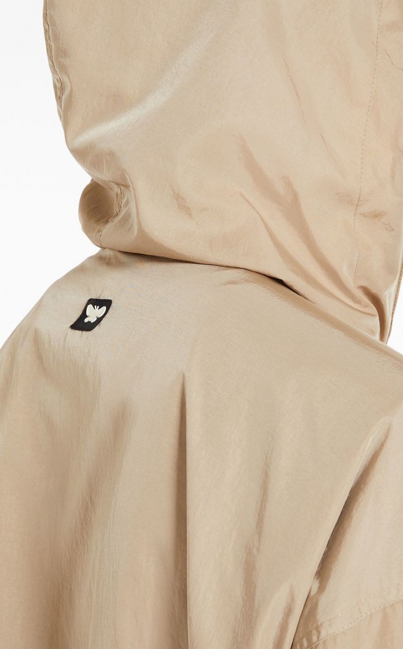 Trench Max Mara Hooded Taffeta Caqui | MMR593947