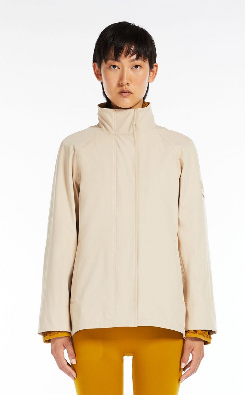 Trench Max Mara Technical Fabric Branco | MMR593942