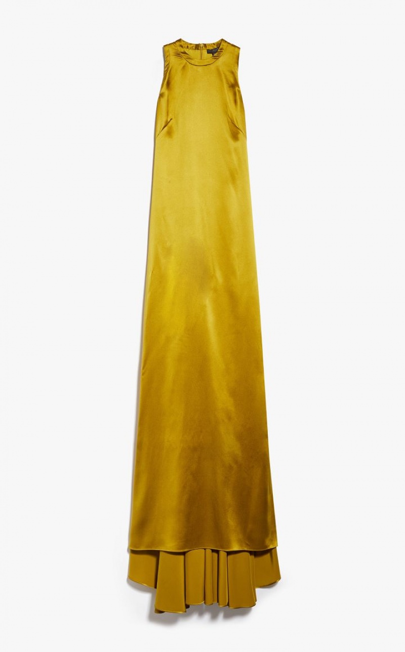 Vestidos Max Mara Silk Slip Luz Verdes | MMR593306