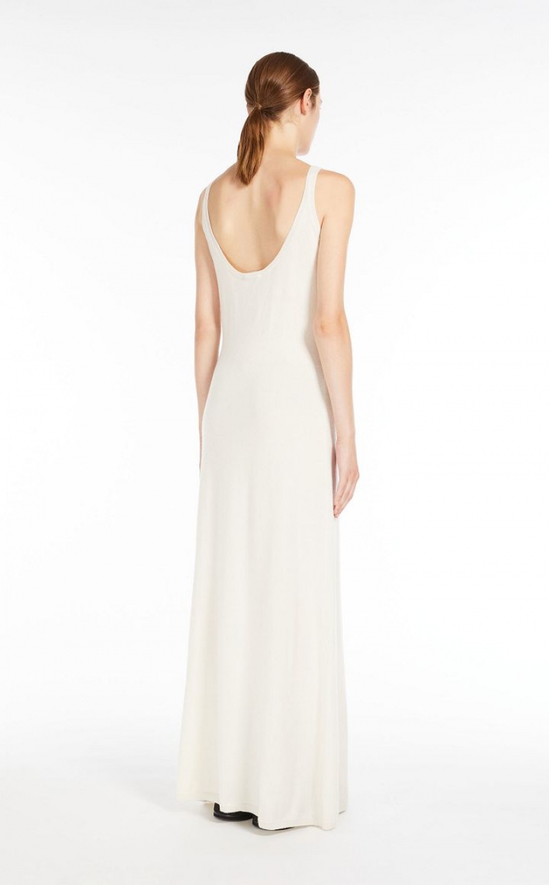 Vestidos Max Mara Wool And Cashmere Slip Branco | MMR593305