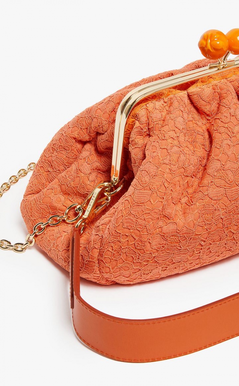 Weekend Bag Max Mara Hommage À La France Pasticcinoin Lace Laranja | MMR594174