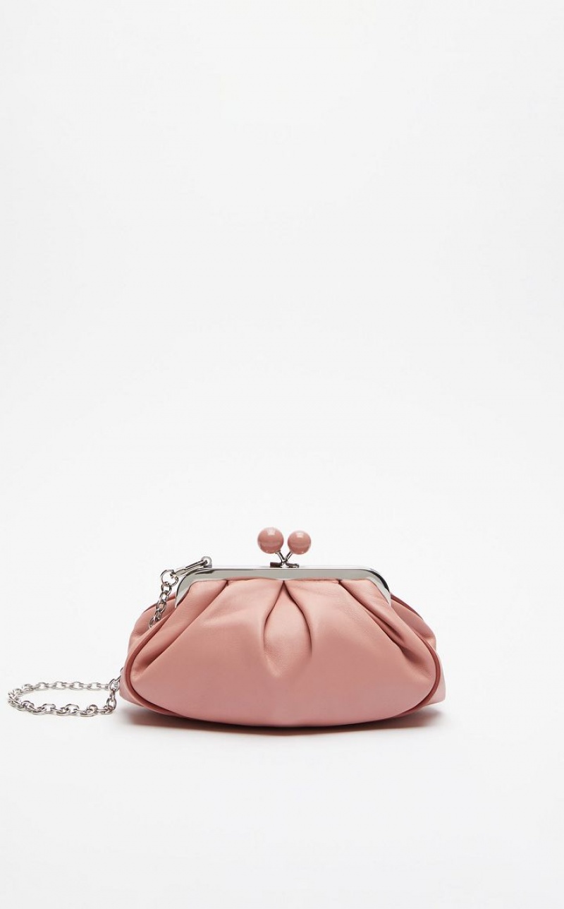 Weekend Bag Max Mara Nappa Leather Pasticcino Rosa | MMR594160