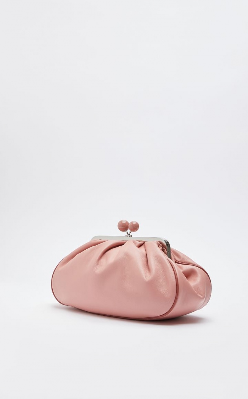 Weekend Bag Max Mara Nappa Leather Pasticcino Rosa | MMR594163