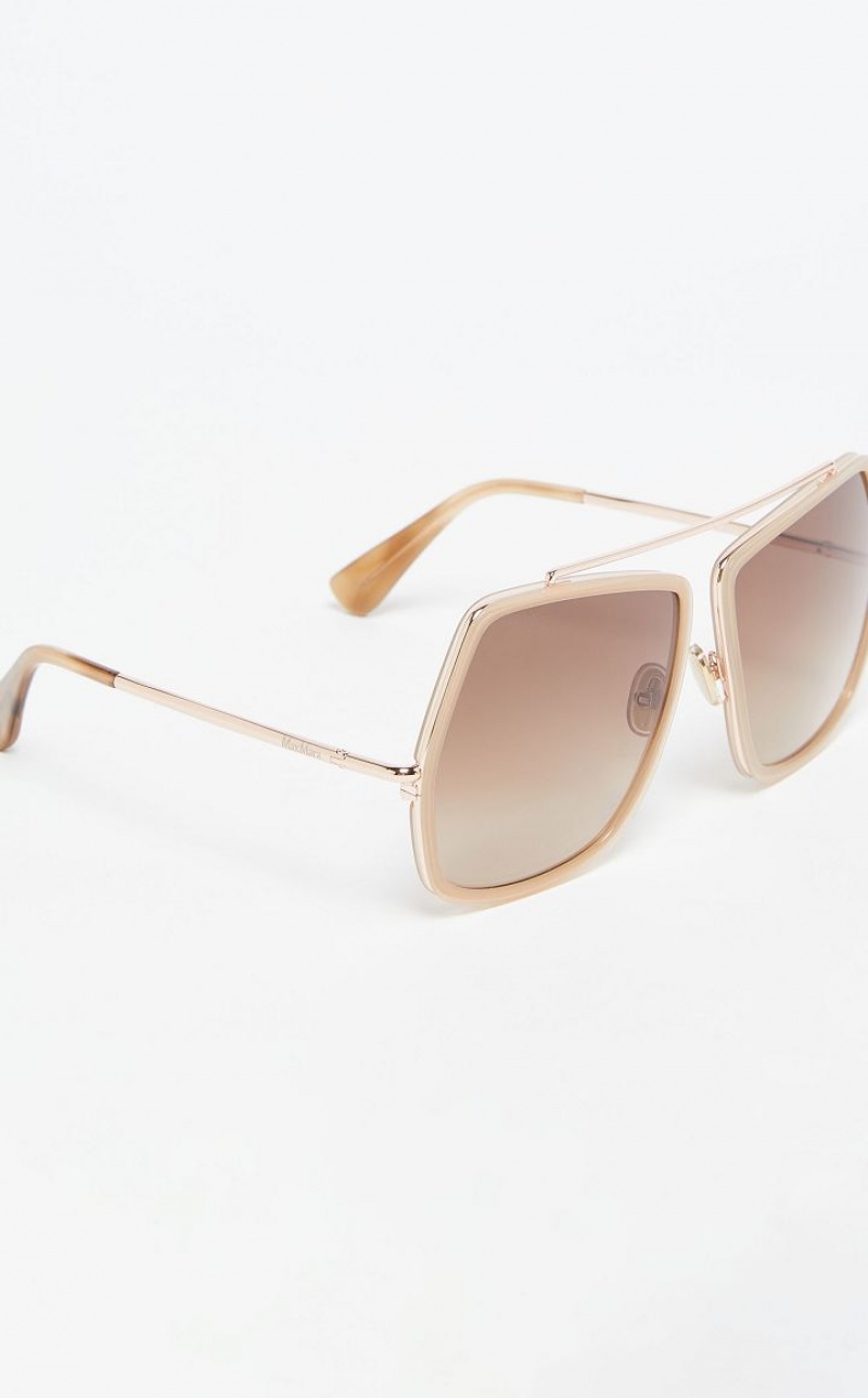 Óculos De Sol Max Mara Butterfly Marrom | MMR594304