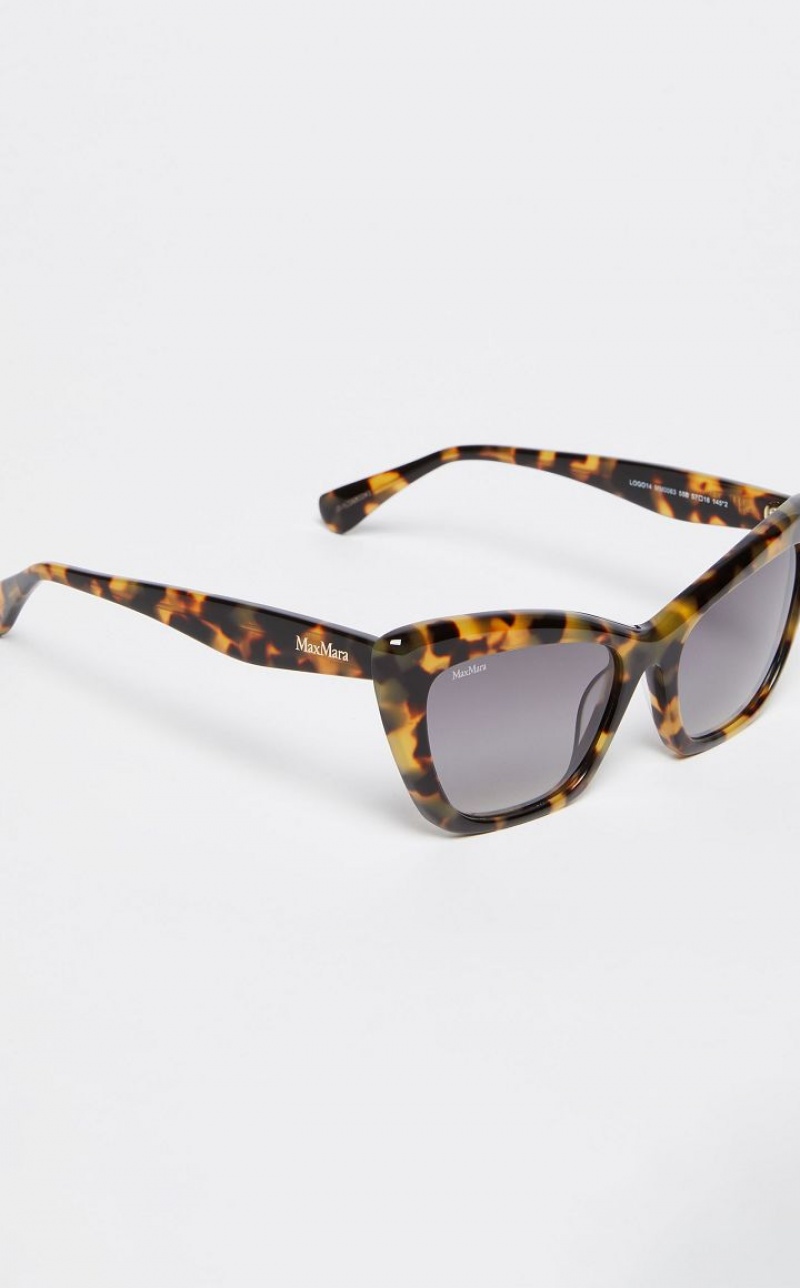 Óculos De Sol Max Mara Cat-eye Marrom | MMR594298