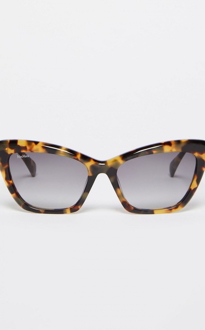 Óculos De Sol Max Mara Cat-eye Marrom | MMR594298