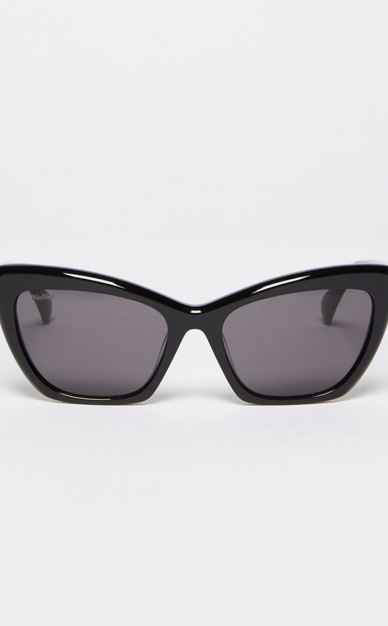 Óculos De Sol Max Mara Cat-eye Pretas | MMR594297