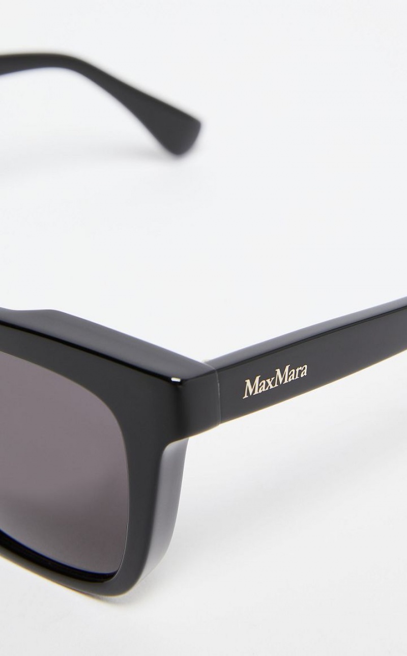 Óculos De Sol Max Mara Square Pretas | MMR594300